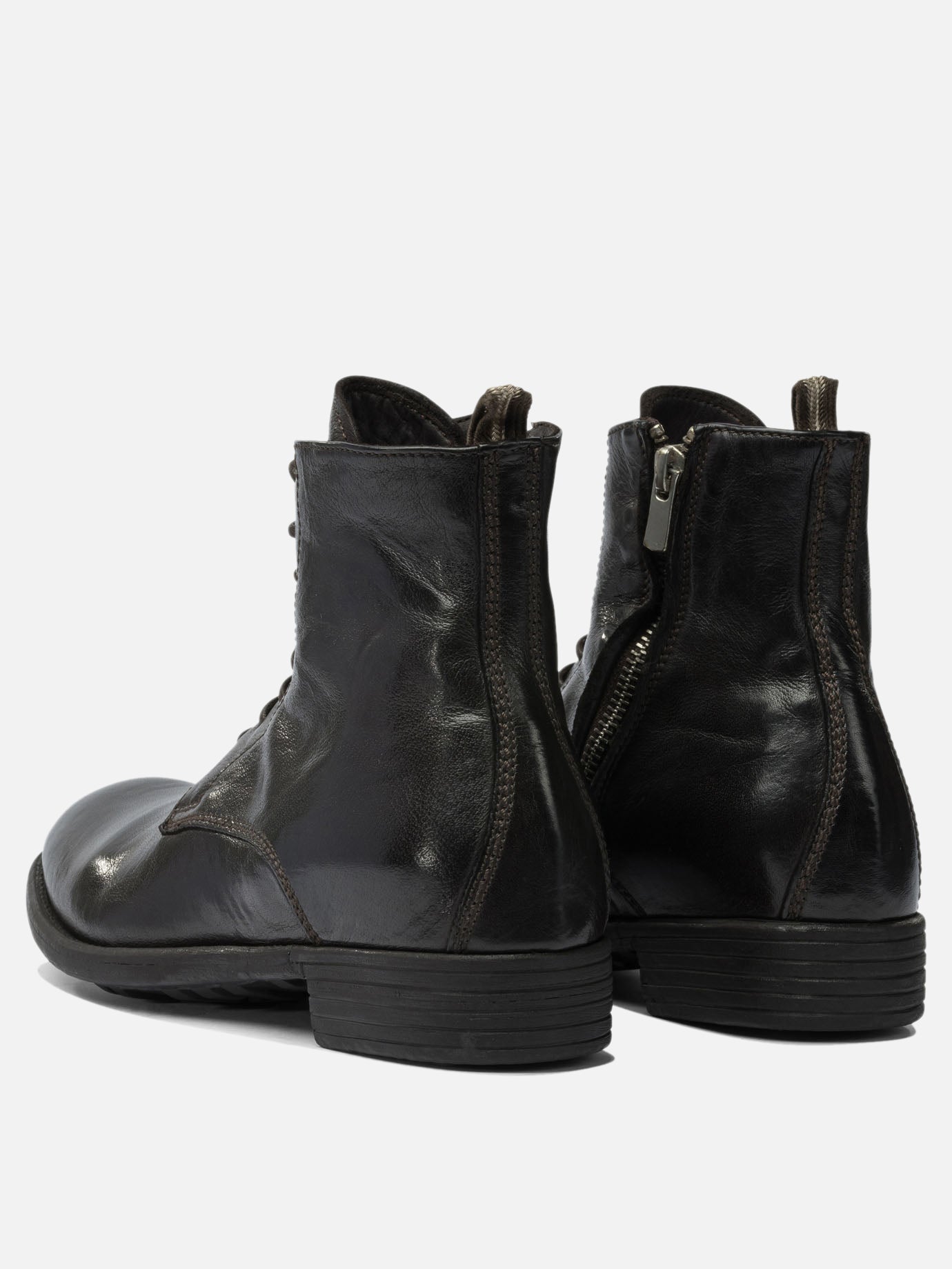 Lace-up boots 100% calf leather - 100% rubber  Brown - Officine Creative Women | PDP | VIETTI Online Store | Zoom-Modal_4
