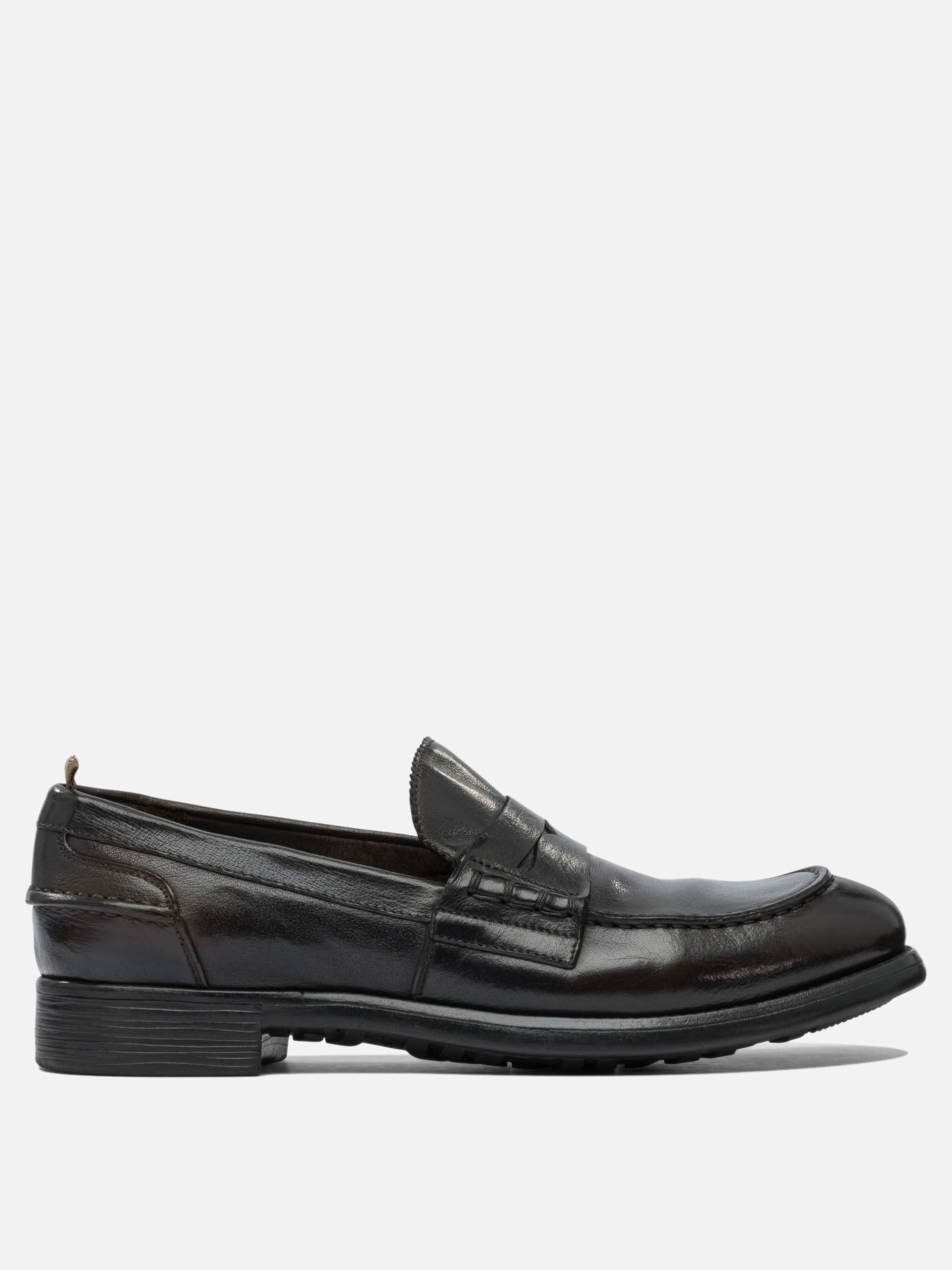 Mocassini 100% leather - 100% rubber  Nero - Officine Creative Uomo | PDP | VIETTI Online Store | thumbnail