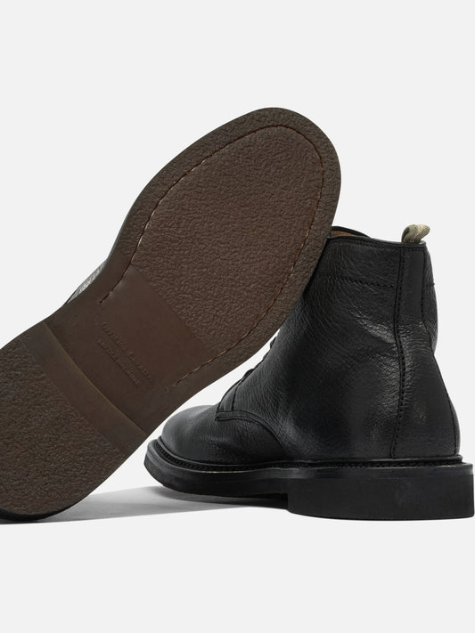 Stivaletti stringati 100% suede - 100% rubber  Nero - Officine Creative Uomo | PLP | VIETTI Online Store | 2
