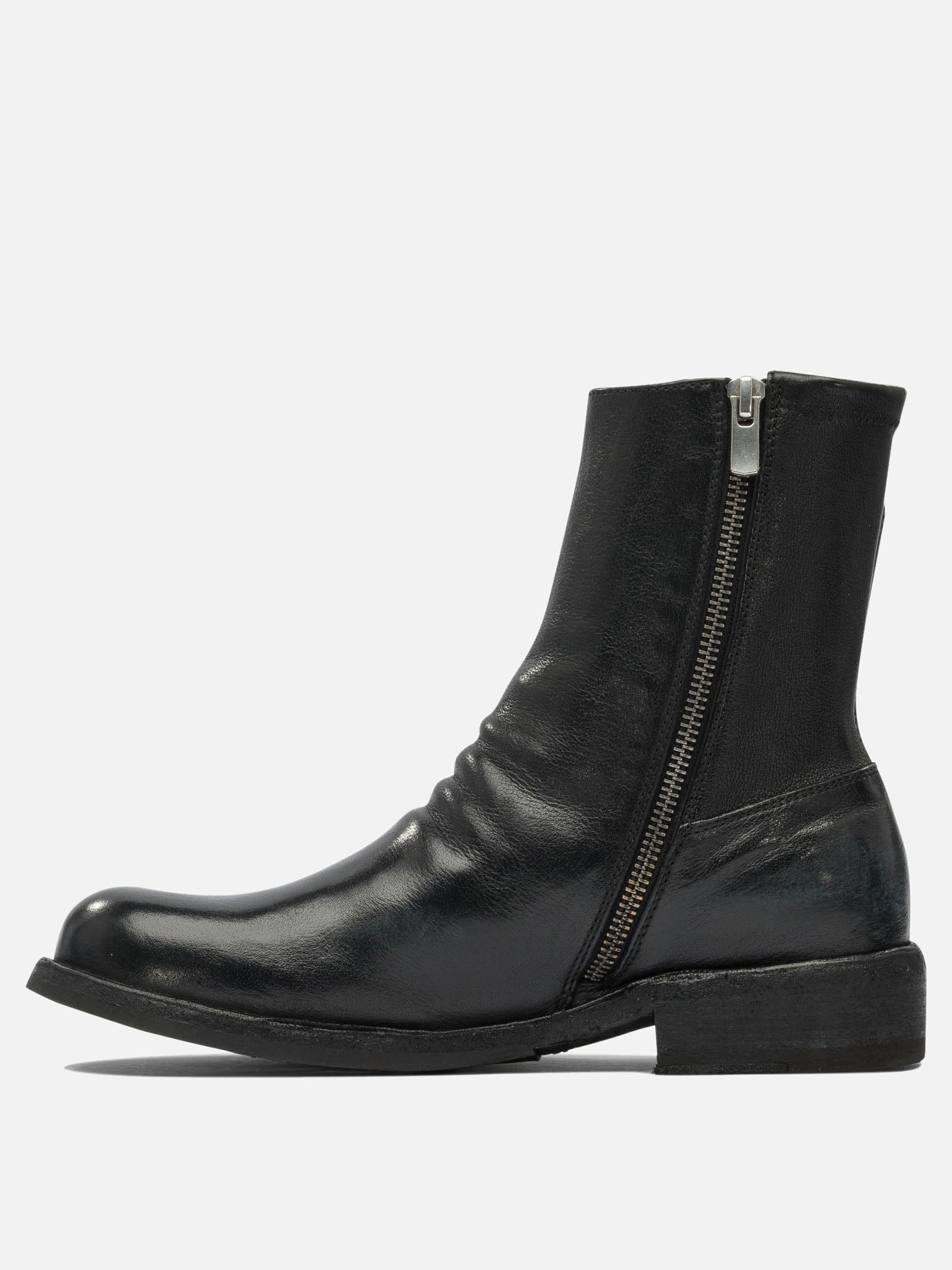 Zipped boots 100% leather - 100% rubber  Black - Officine Creative Women | PDP | VIETTI Online Store | Zoom-Modal_3
