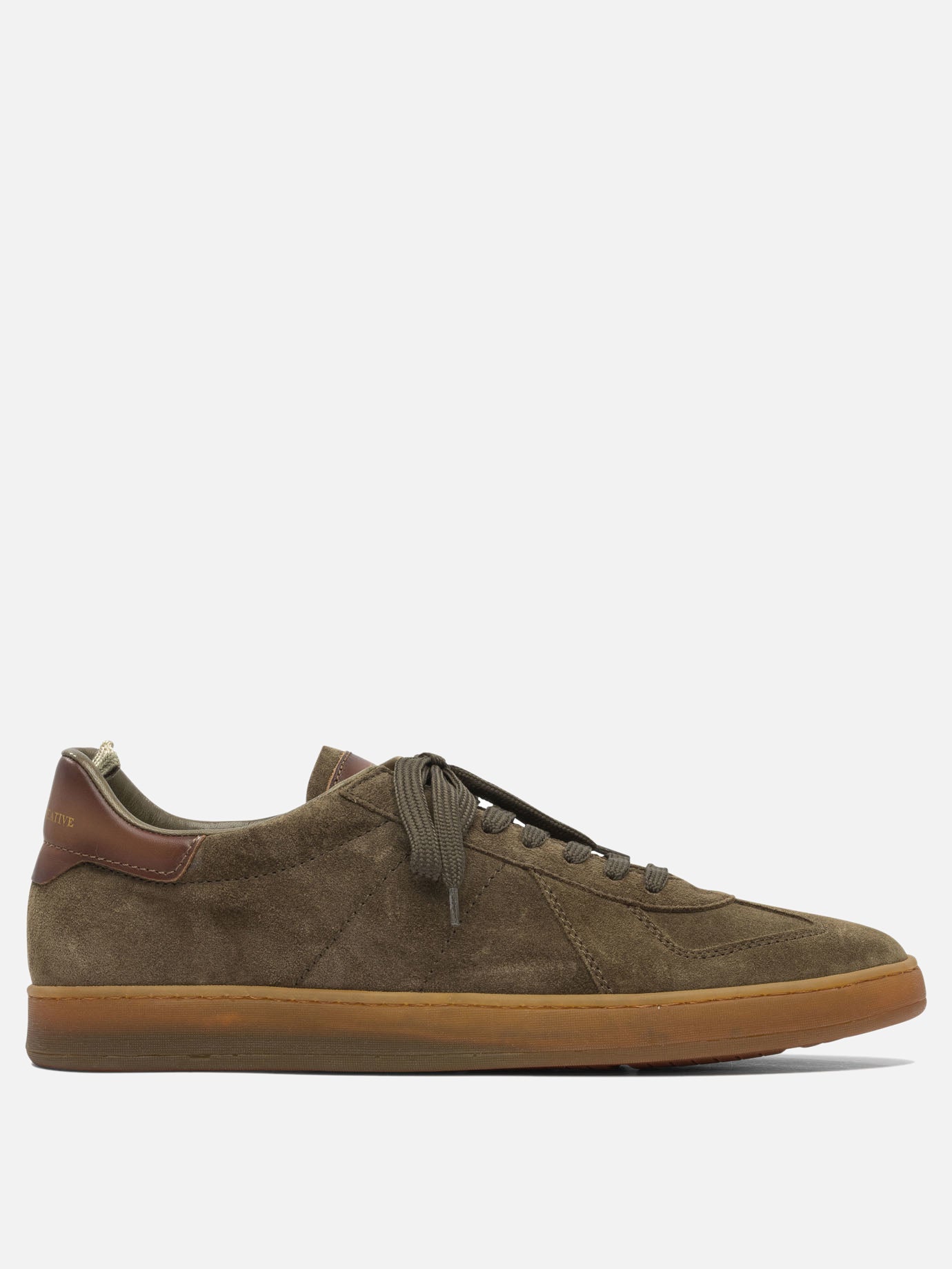 Low top sneakers 100% suede - 100% rubber  Green - Officine Creative Men | PDP | VIETTI Online Store | thumbnail