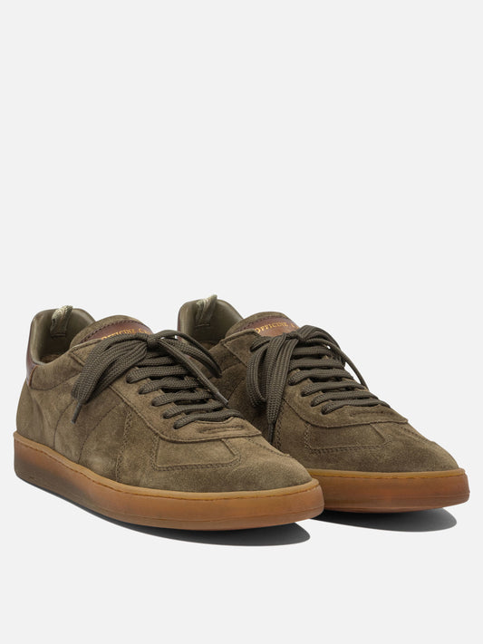 Low top sneakers 100% suede - 100% rubber  Green - Officine Creative Men | PDP | VIETTI Online Store | 2

