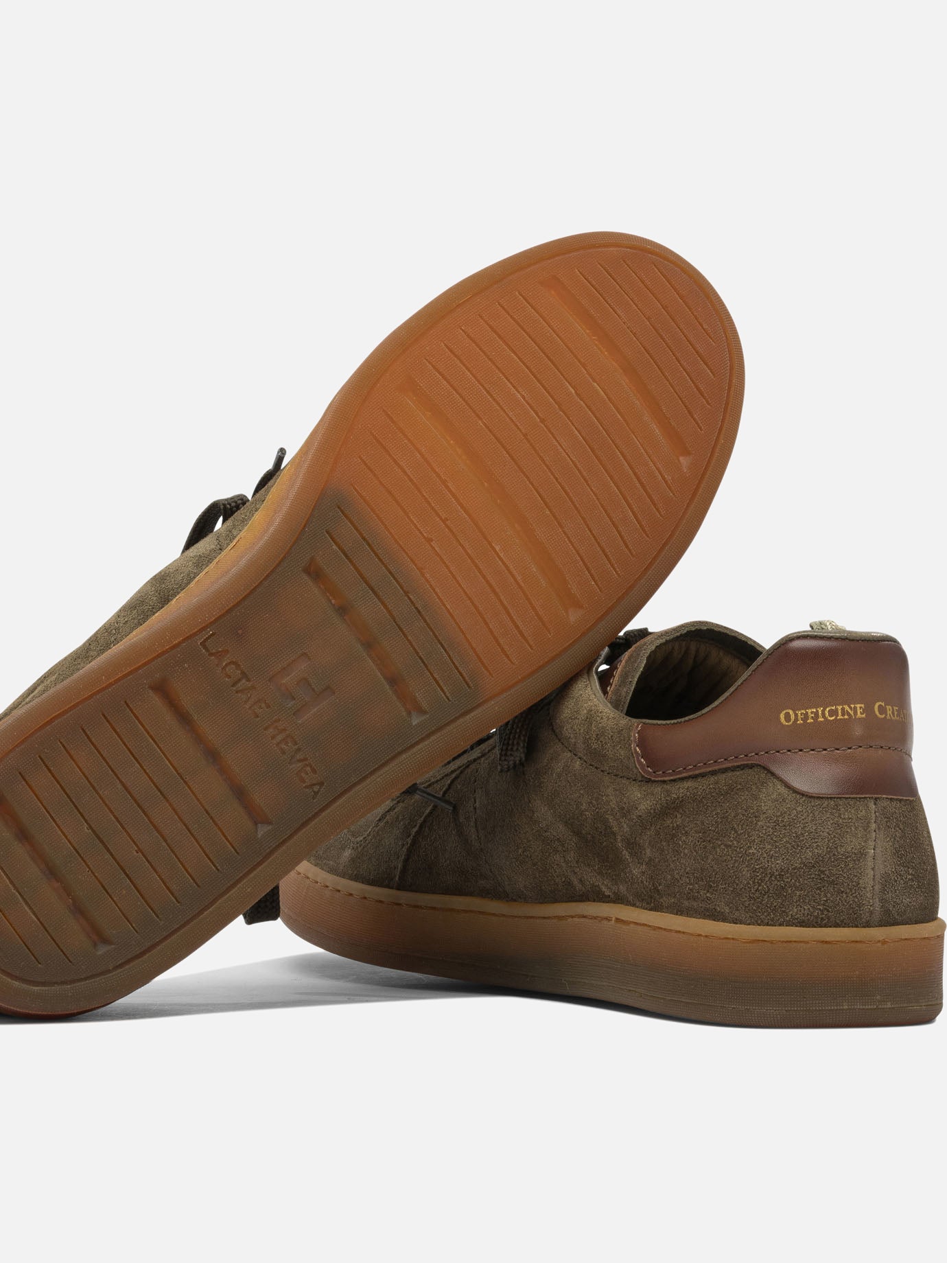 Low top sneakers 100% suede - 100% rubber  Green - Officine Creative Men | PDP | VIETTI Online Store | Zoom-Modal_5

