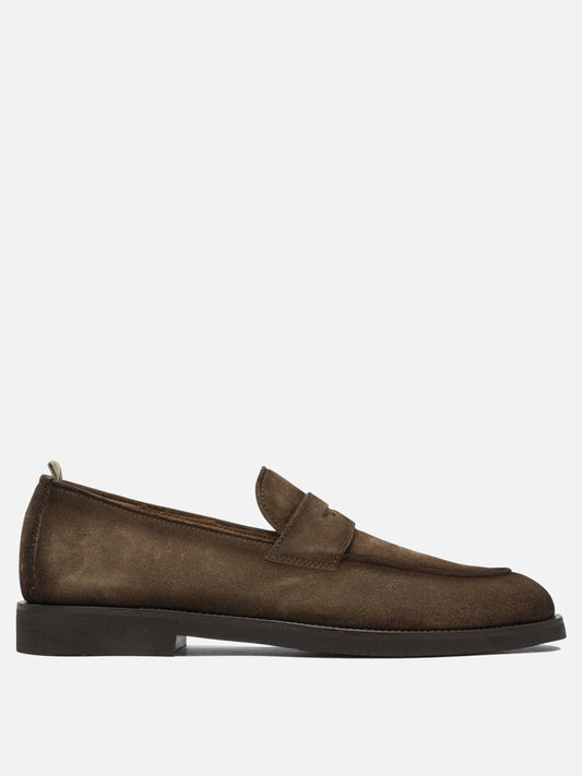 Mocassini 100% suede - 100% rubber  Marrone - Officine Creative Uomo | PLP | VIETTI Online Store 

