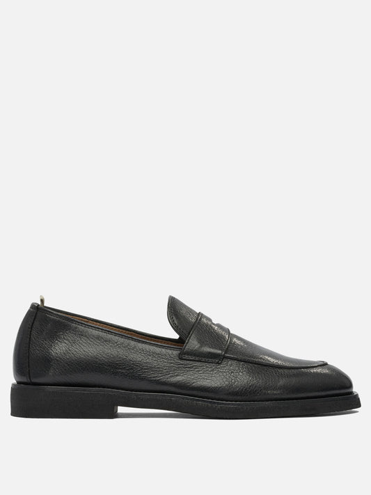 Mocassini 100% suede - 100% rubber  Nero - Officine Creative Uomo | PLP | VIETTI Online Store 
