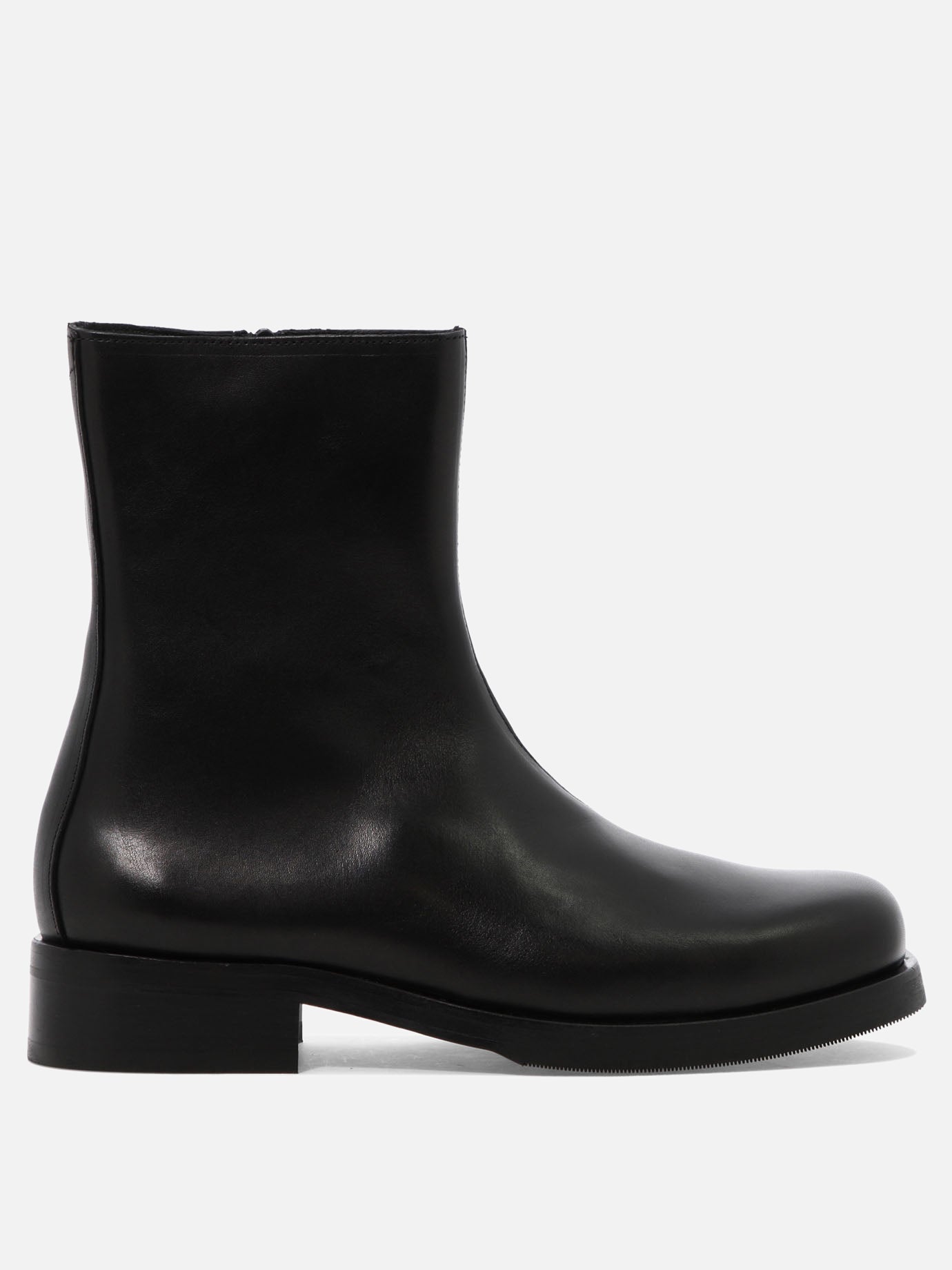 Stivaletti con zip 100% cow leather - 70% leather 30% rubber  Nero - Our Legacy Uomo | PDP | VIETTI Online Store | Zoom-Modal
