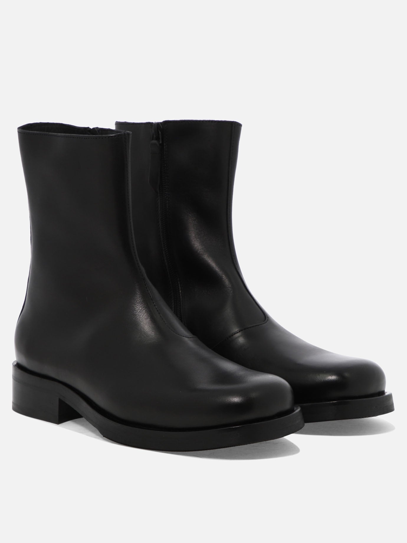 Stivaletti con zip 100% cow leather - 70% leather 30% rubber  Nero - Our Legacy Uomo | PDP | VIETTI Online Store | thumbnail_2