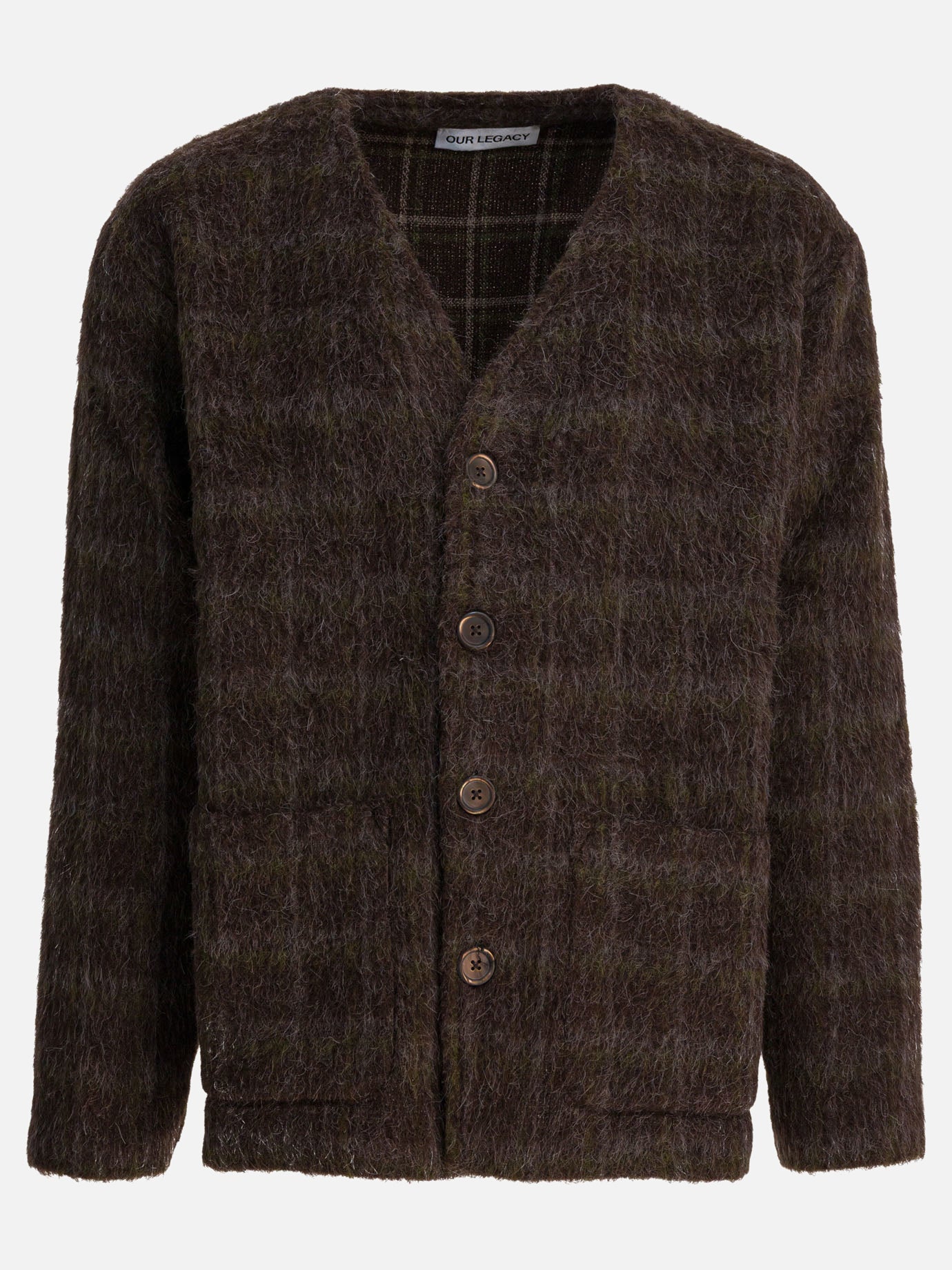 Cardigans Check  Brown - Our Legacy Men | PDP | VIETTI Online Store | thumbnail