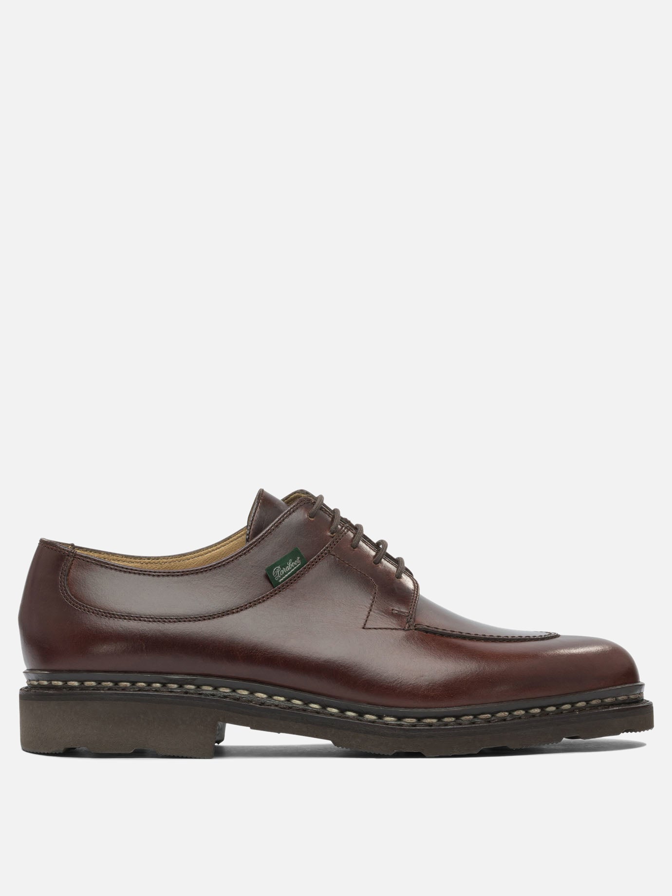 Derby 100% leather - 100% rubber  Brown - Paraboot Men | PDP | VIETTI Online Store | Zoom-Modal
