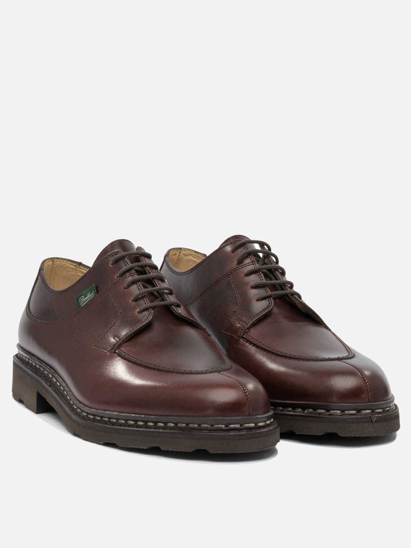 Derby 100% leather - 100% rubber  Brown - Paraboot Men | PDP | VIETTI Online Store | thumbnail_2