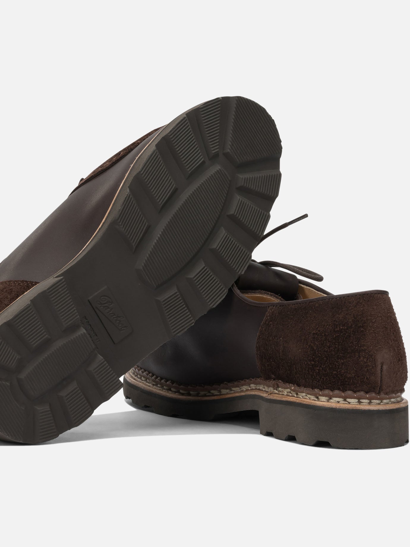 Derby 100% leather - 100% rubber  Brown - Paraboot Men | PDP | VIETTI Online Store | Zoom-Modal_5
