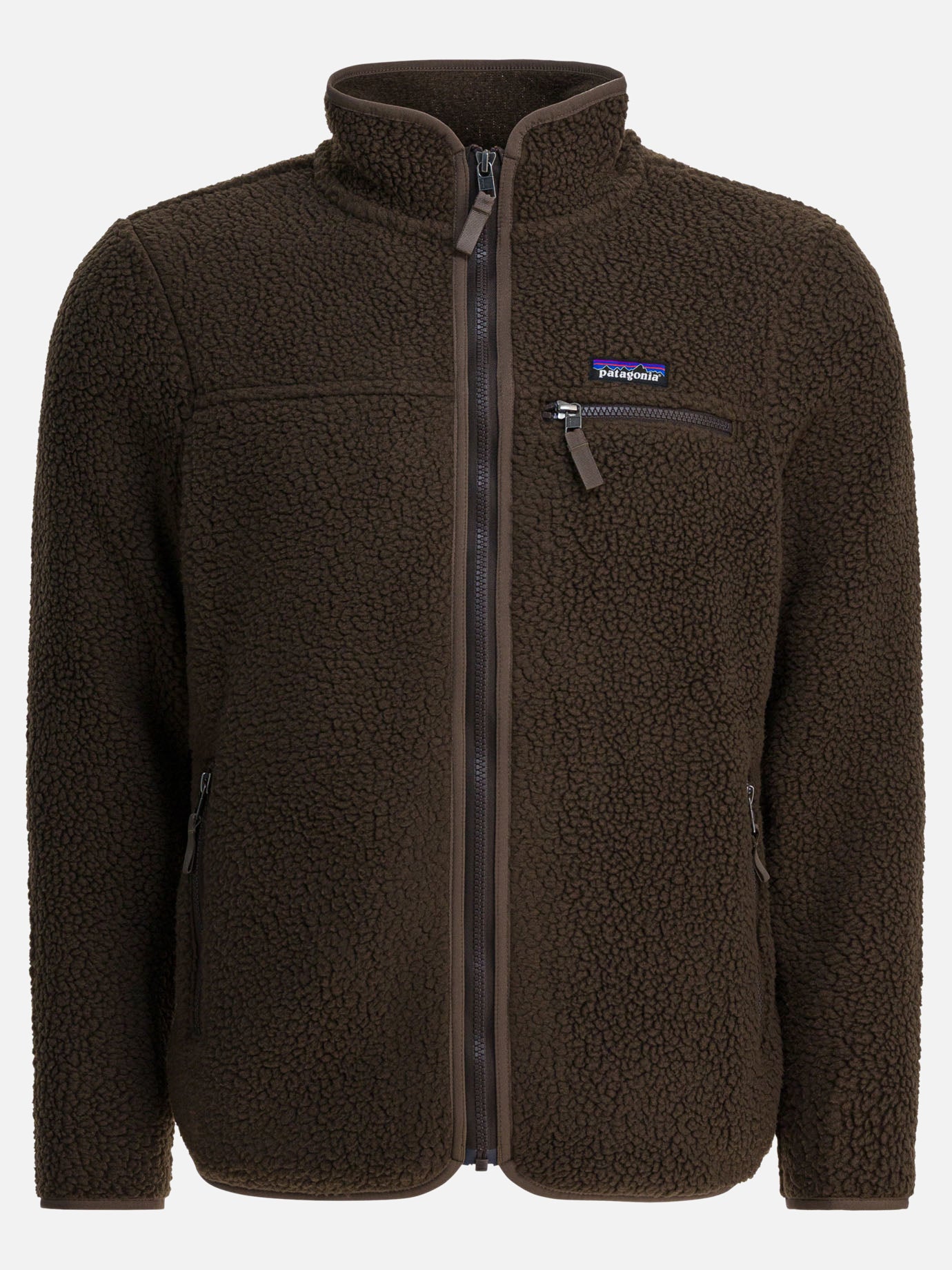 Giacche in pile Logo  Marrone - Patagonia Uomo | PDP | VIETTI Online Store | thumbnail