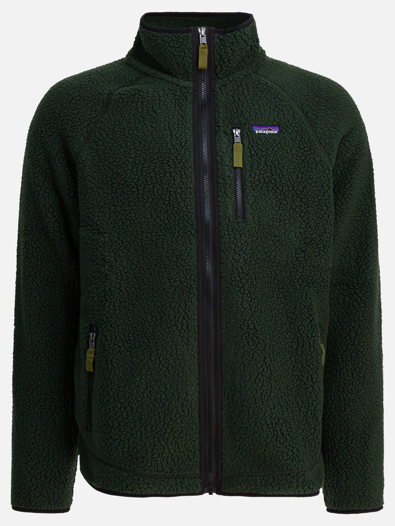 Giacche in pile Logo  Verde - Patagonia Uomo | PDP | VIETTI Online Store | thumbnail