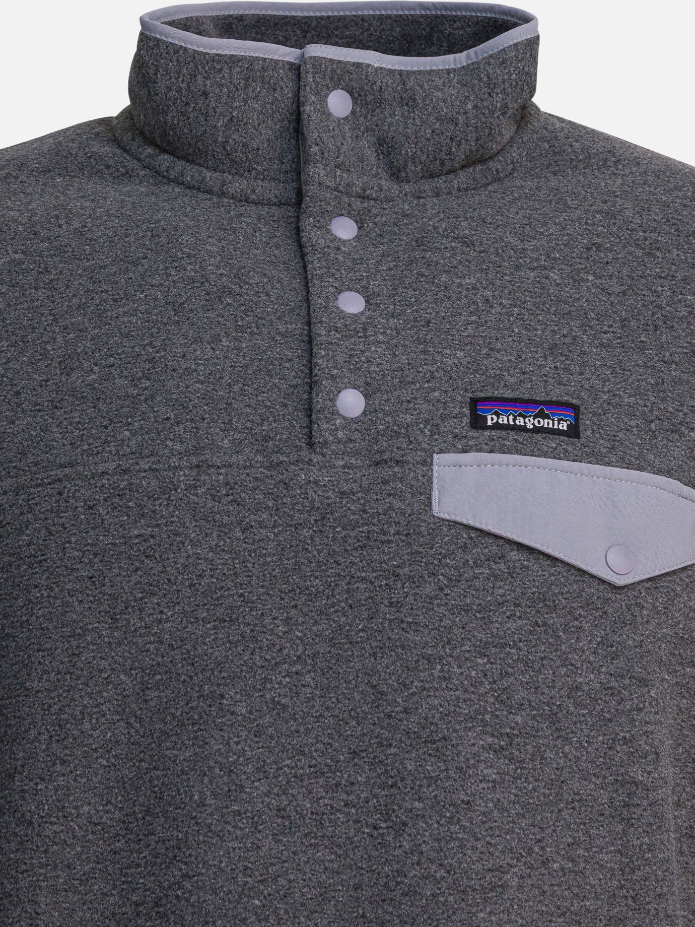 Giacche in pile Logo  Grigio - Patagonia Uomo | PDP | VIETTI Online Store | Zoom-Modal_3
