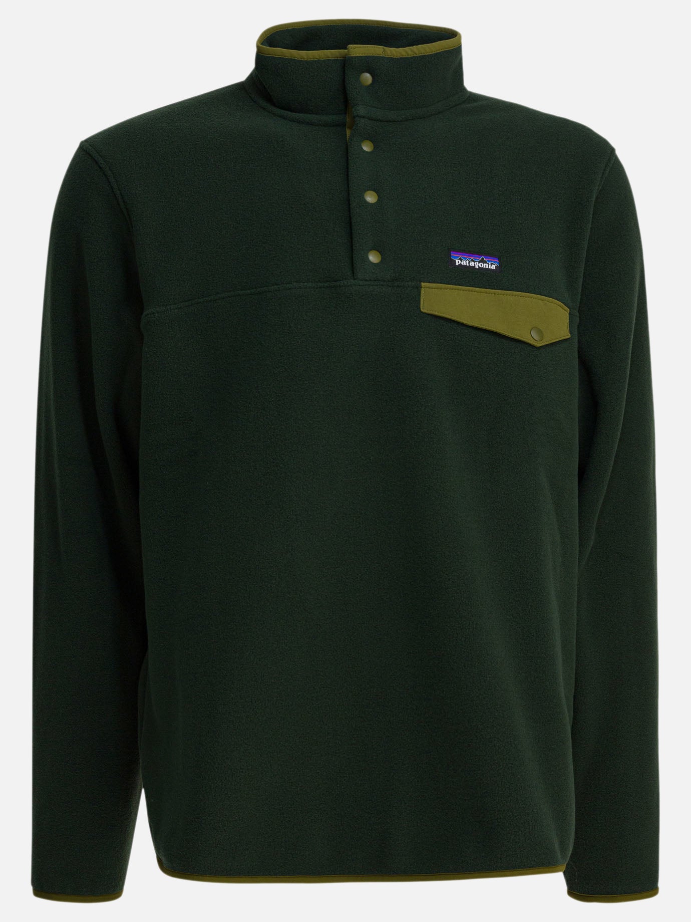 Giacche in pile Logo  Verde - Patagonia Uomo | PDP | VIETTI Online Store | thumbnail