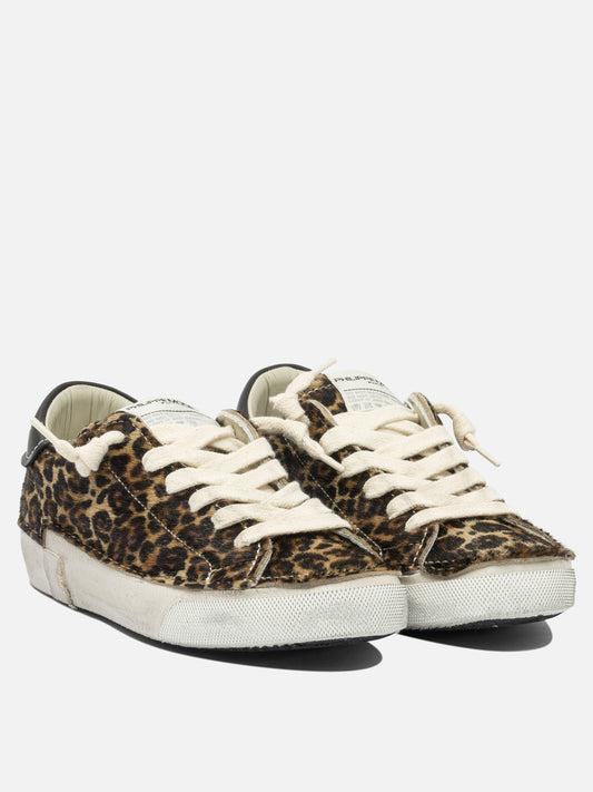 Sneaker basse 100% leather - 100% rubber  Marrone - Philippe Model Paris Donna | PDP | VIETTI Online Store | 2
