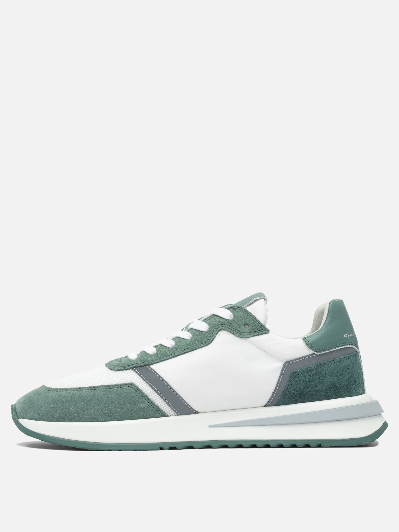 Sneaker basse 100% leather - 100% rubber  Verde - Philippe Model Paris Uomo | PDP | VIETTI Online Store | thumbnail_3