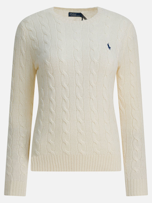 Crewneck sweaters Logo  White - Polo Ralph Lauren Women | PDP | VIETTI Online Store 
