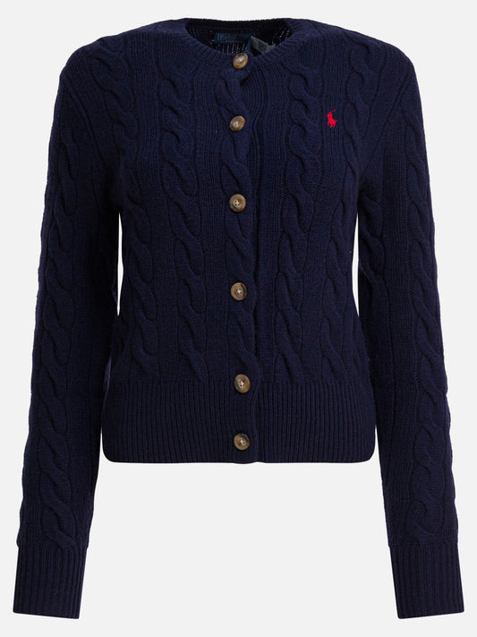 Cardigans Solid colour  Blue - Polo Ralph Lauren Women | VIETTI Online Store 
