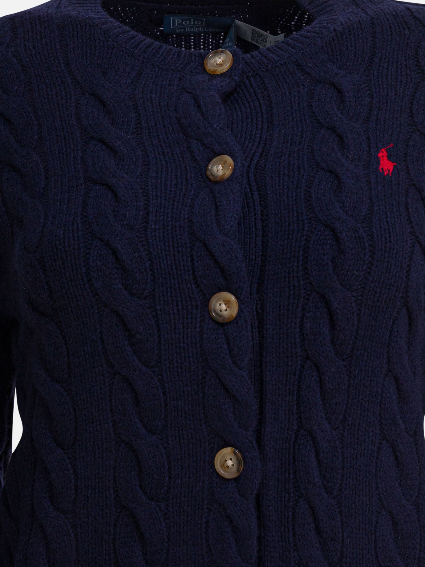 Cardigans Solid colour  Blue - Polo Ralph Lauren Women | PDP | VIETTI Online Store | thumbnail_3