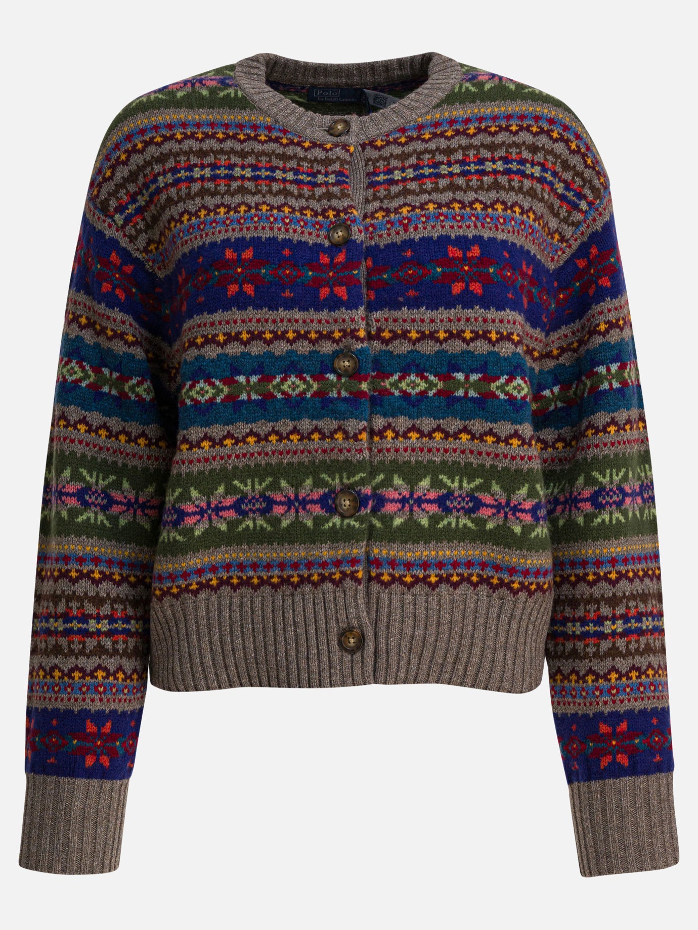 Cardigans Print  Beige - Polo Ralph Lauren Women | PDP | VIETTI Online Store | Zoom-Modal
