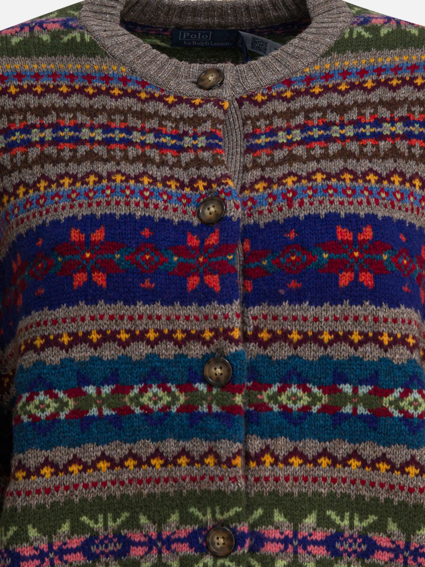 Cardigans Print  Beige - Polo Ralph Lauren Women | PDP | VIETTI Online Store | Zoom-Modal_3
