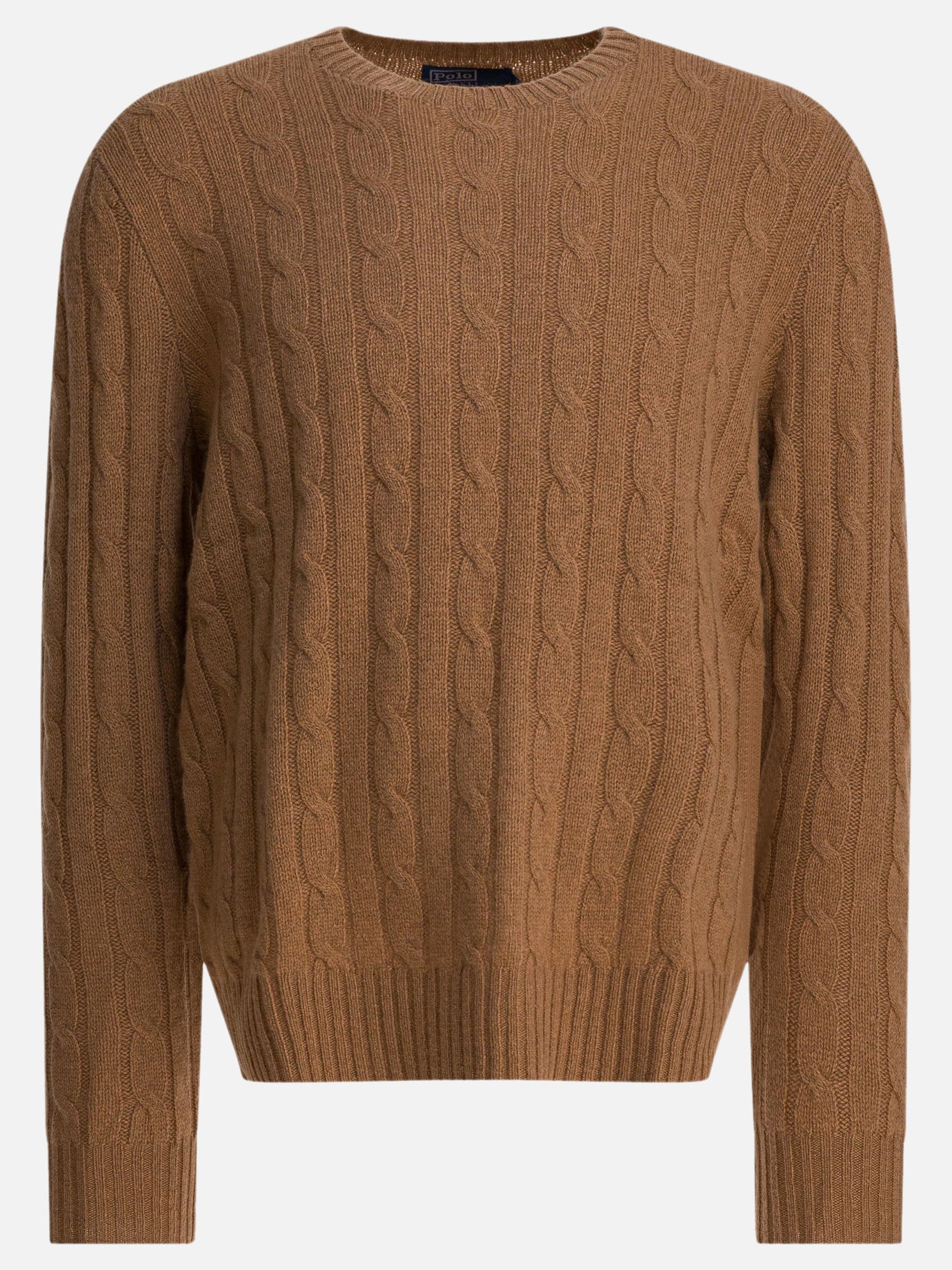 Maglioni girocollo Solid colour  Marrone - Polo Ralph Lauren Uomo | PDP | VIETTI Online Store | Zoom-Modal
