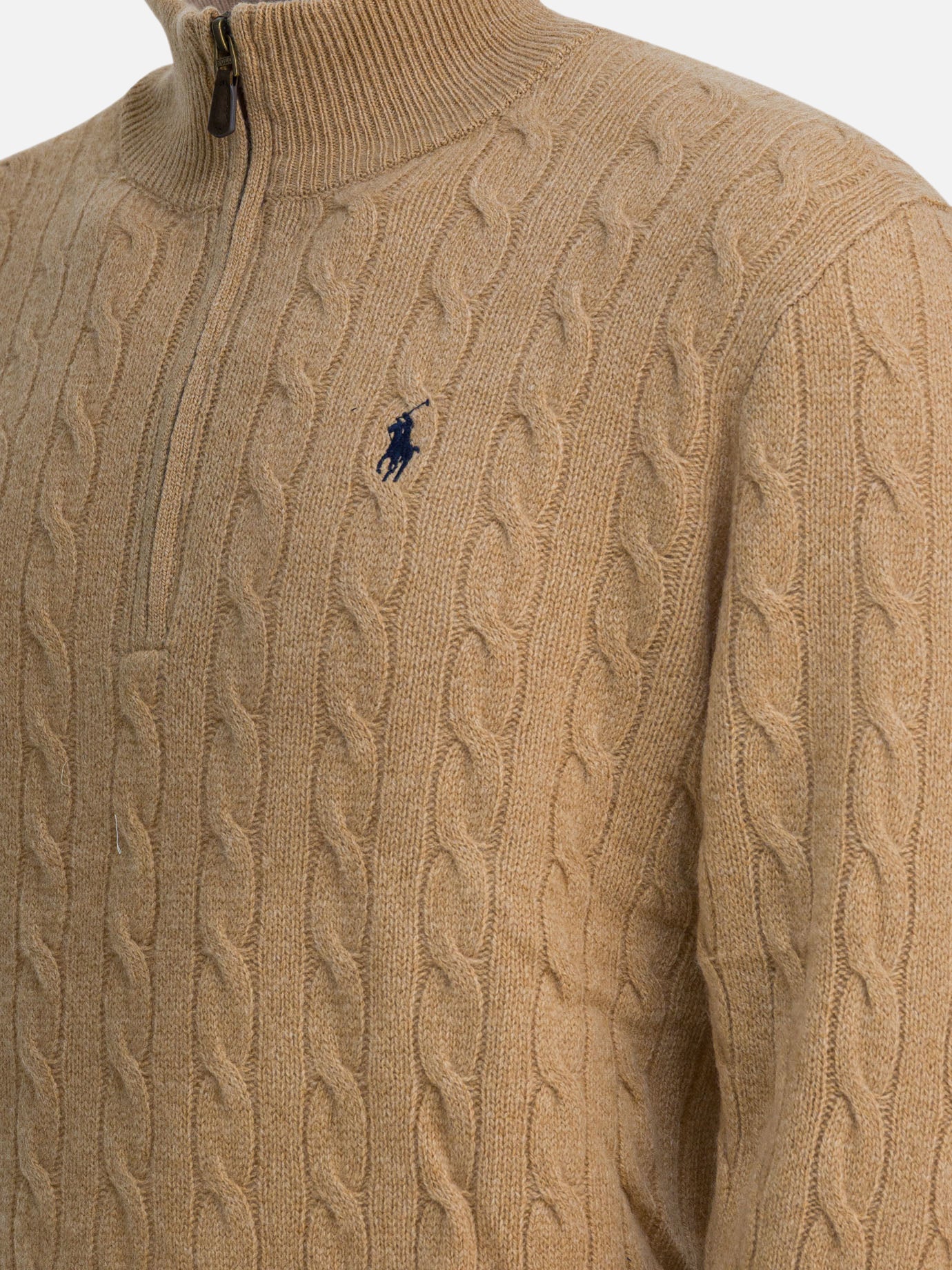 Half zip sweaters Logo  Beige - Polo Ralph Lauren Men | PDP | VIETTI Online Store | thumbnail_4