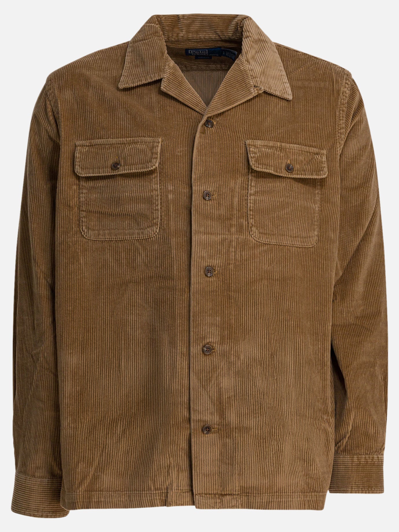 Overshirt jackets Solid colour  Brown - Polo Ralph Lauren Men | PDP | VIETTI Online Store | thumbnail
