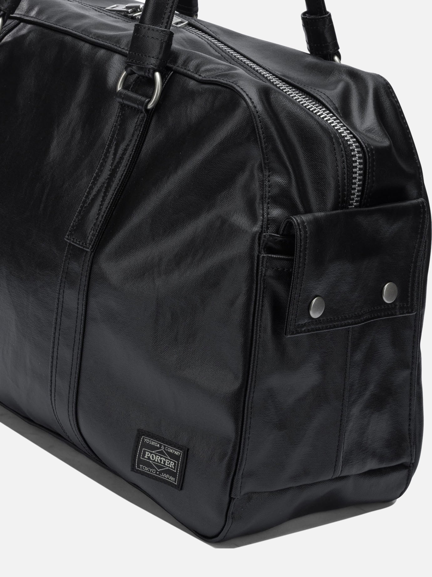 Large bags 100% cotton canvas  Black - Porter-Yoshida & Co Men | PDP | VIETTI Online Store | Zoom-Modal_4

