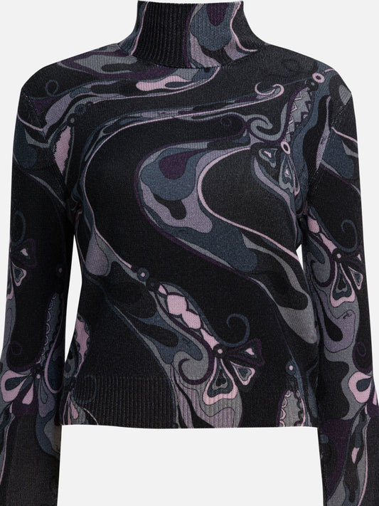 Turtleneck sweaters Print  Black - Pucci Women | PLP | VIETTI Online Store 
