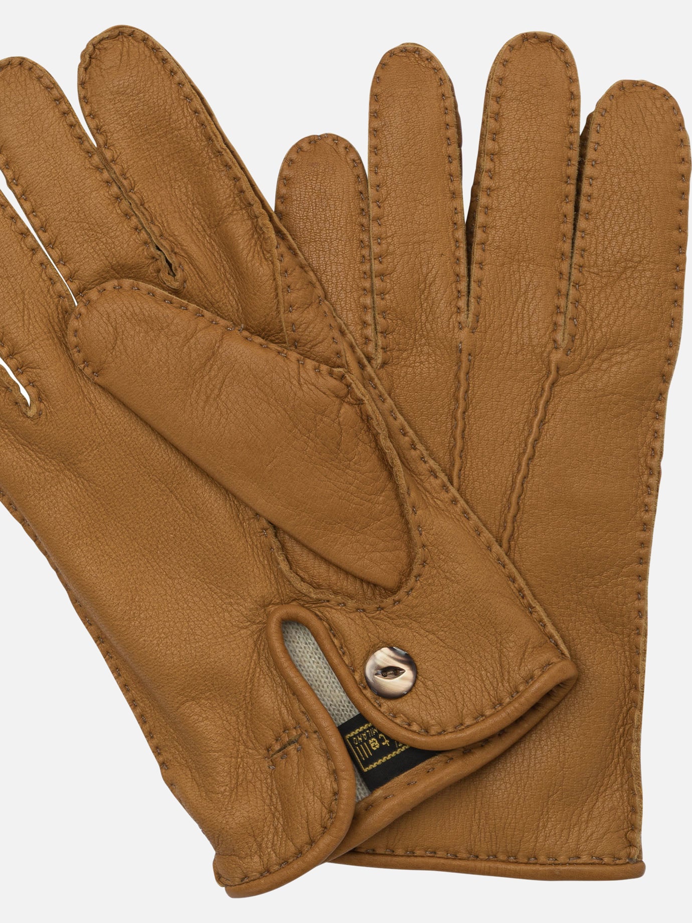 Casual gloves 100% leather  Brown - Restelli Men | PDP | VIETTI Online Store | Zoom-Modal_2
