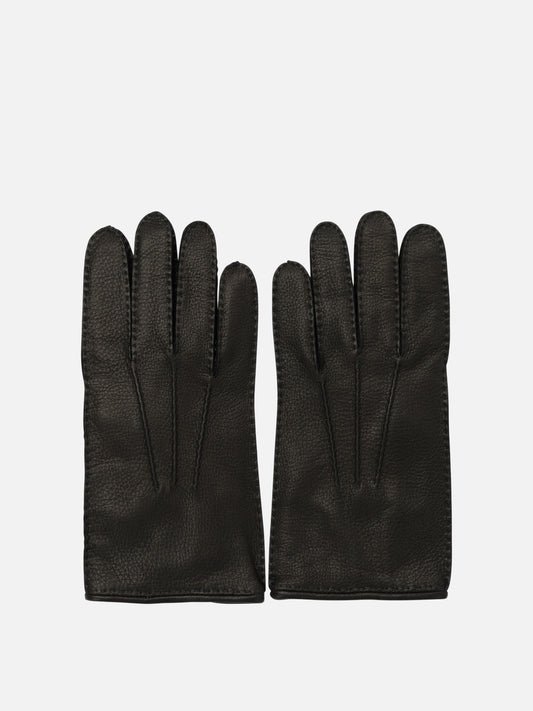 Guanti casual 100% leather  Nero - Restelli Uomo | PLP | VIETTI Online Store 
