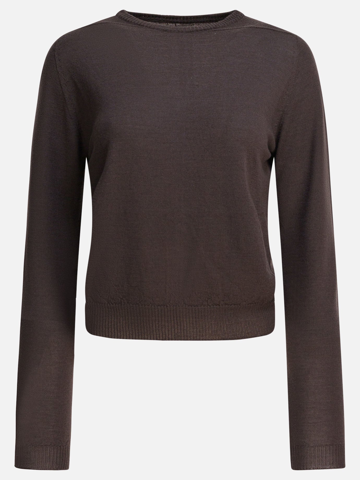Maglioni girocollo Solid colour  Marrone - Rick Owens Donna | PDP | VIETTI Online Store | Zoom-Modal
