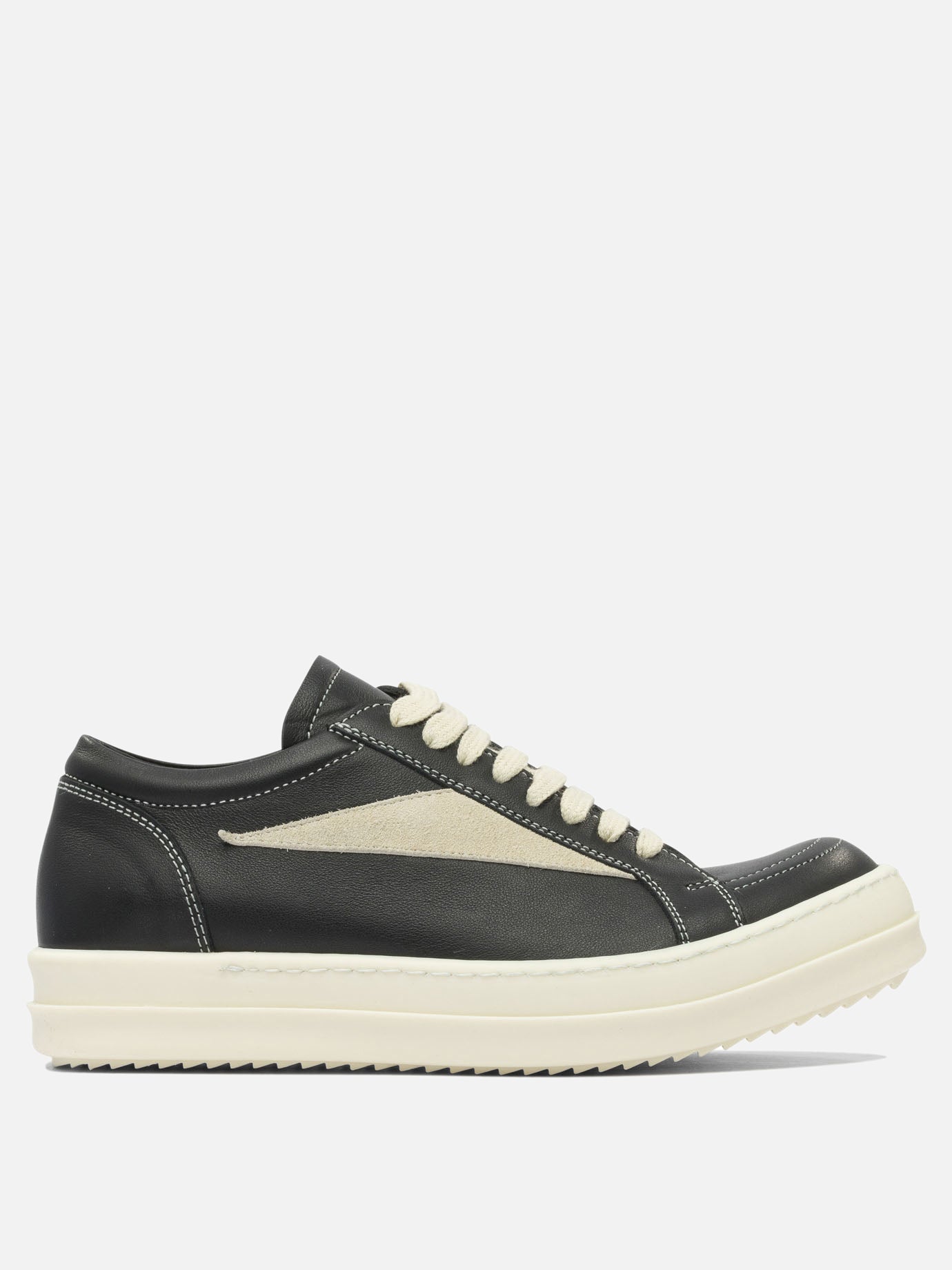 Sneaker basse 100% leather - 100% rubber  Nero - Rick Owens Donna | PDP | VIETTI Online Store | Zoom-Modal
