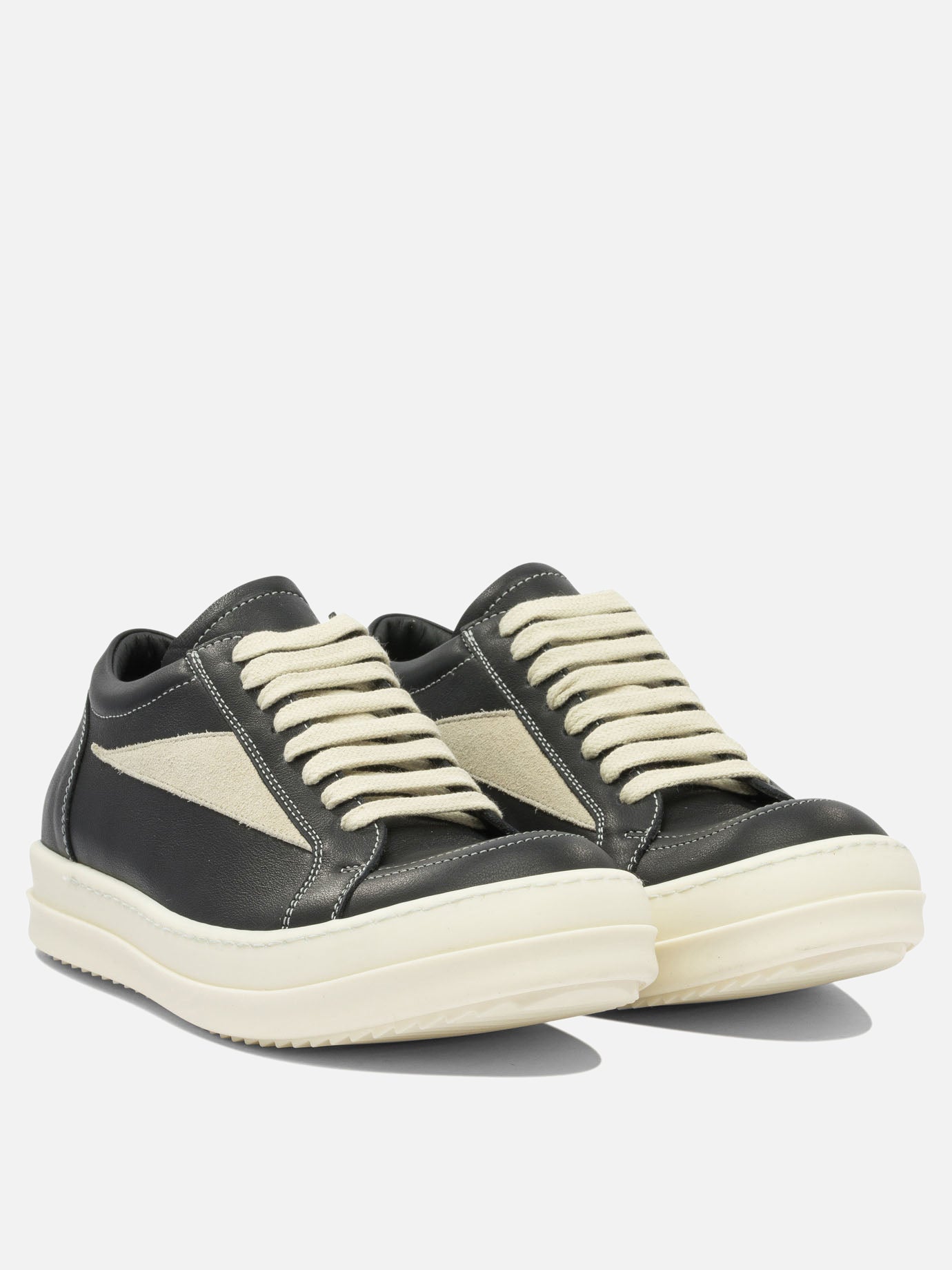 Sneaker basse 100% leather - 100% rubber  Nero - Rick Owens Donna | PDP | VIETTI Online Store | Zoom-Modal_2

