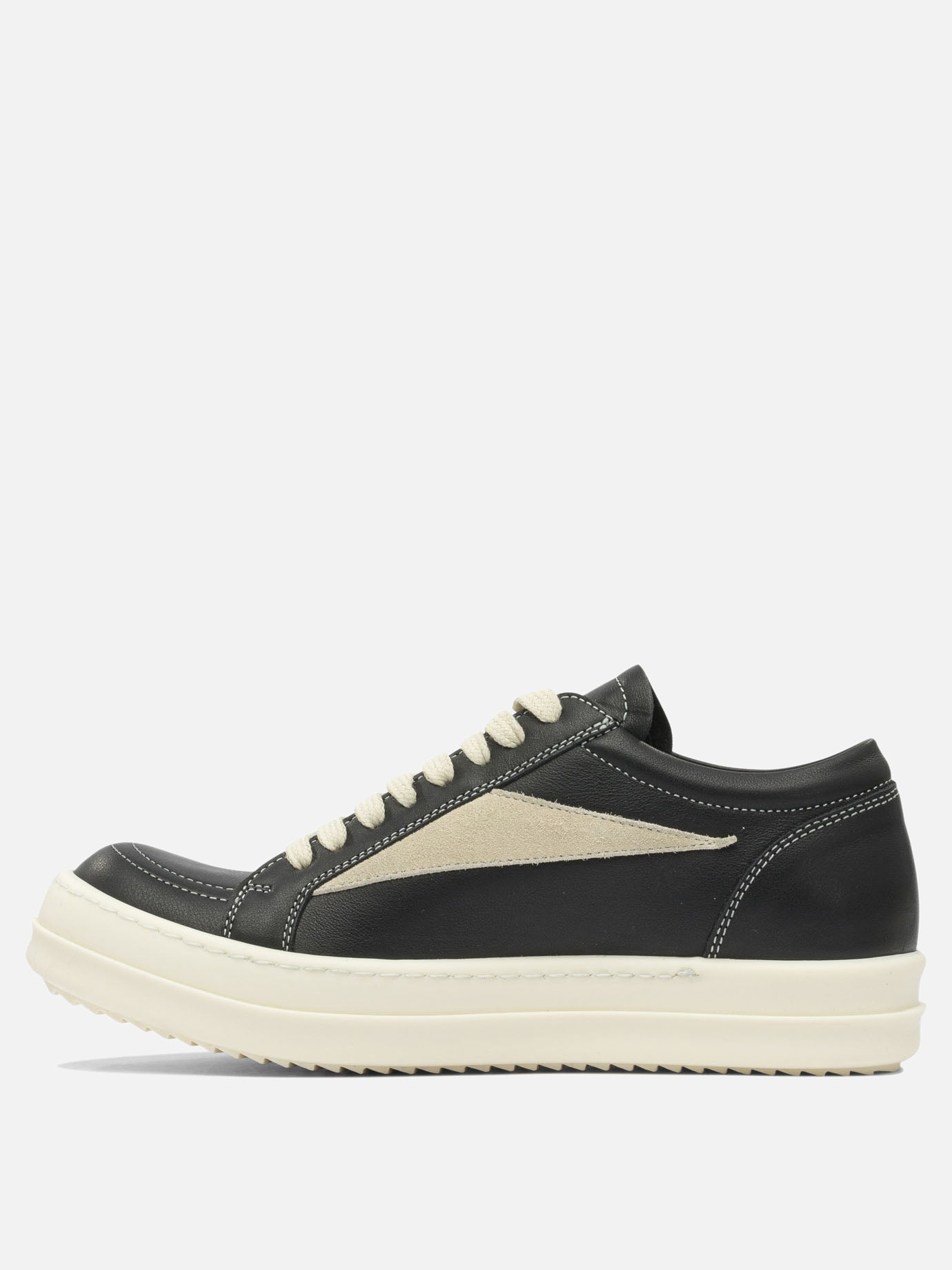 Sneaker basse 100% leather - 100% rubber  Nero - Rick Owens Donna | PDP | VIETTI Online Store | Zoom-Modal_3
