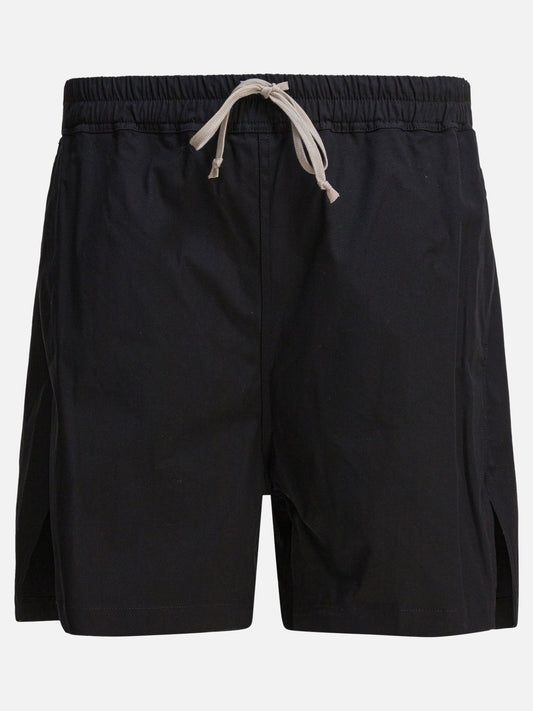 Short con lacci Solid colour  Nero - Rick Owens Uomo | PLP | VIETTI Online Store 
