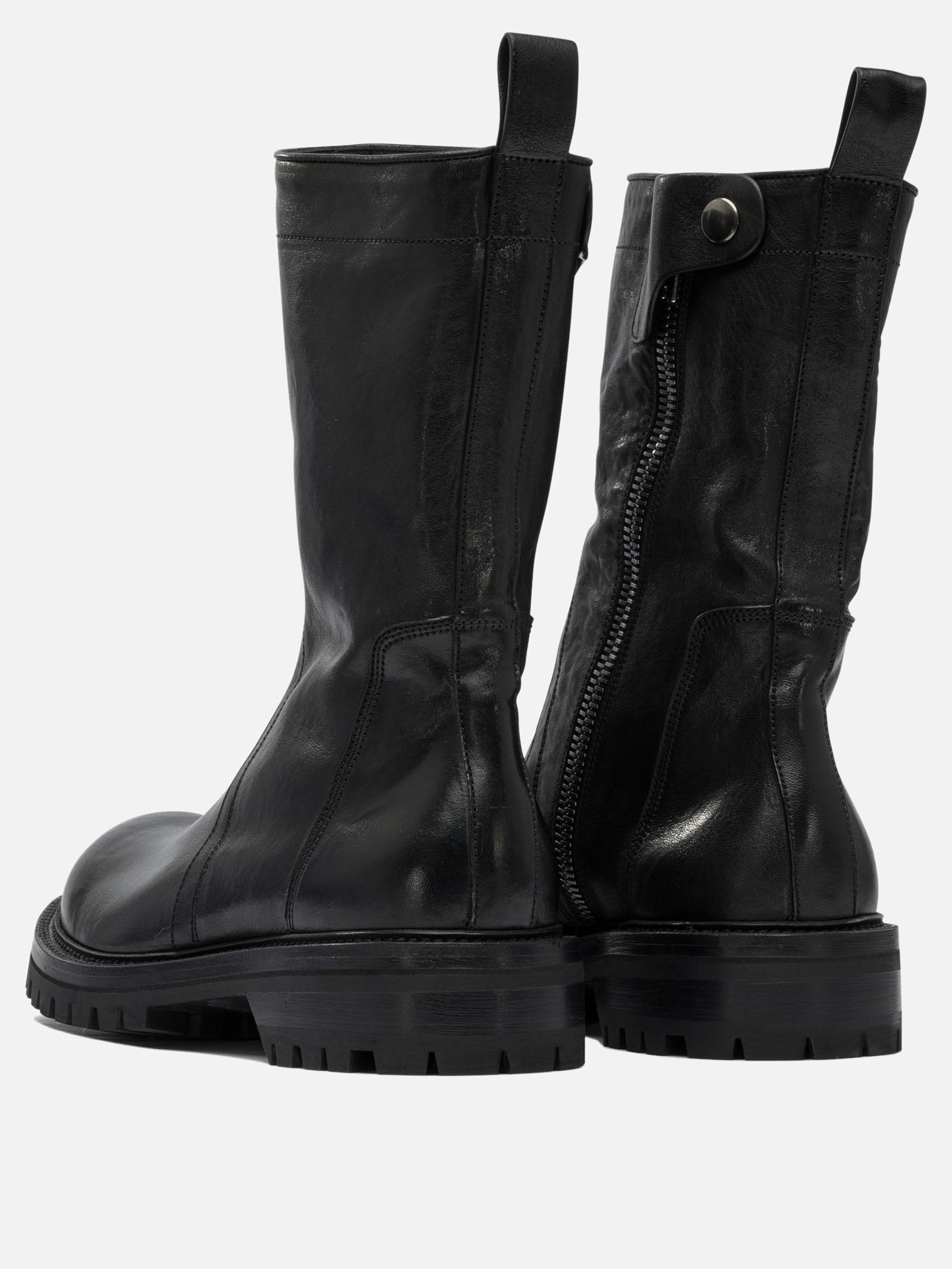 Rick Owens &quot;Army Creeper&quot; ankle boots 15736082_41 Black thumbnail_4