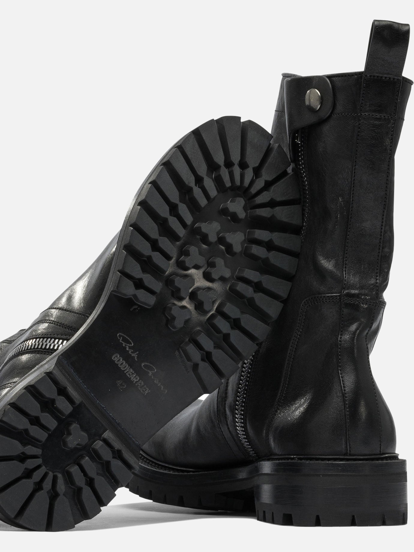 Rick Owens &quot;Army Creeper&quot; ankle boots 15736082_41 Black thumbnail_5