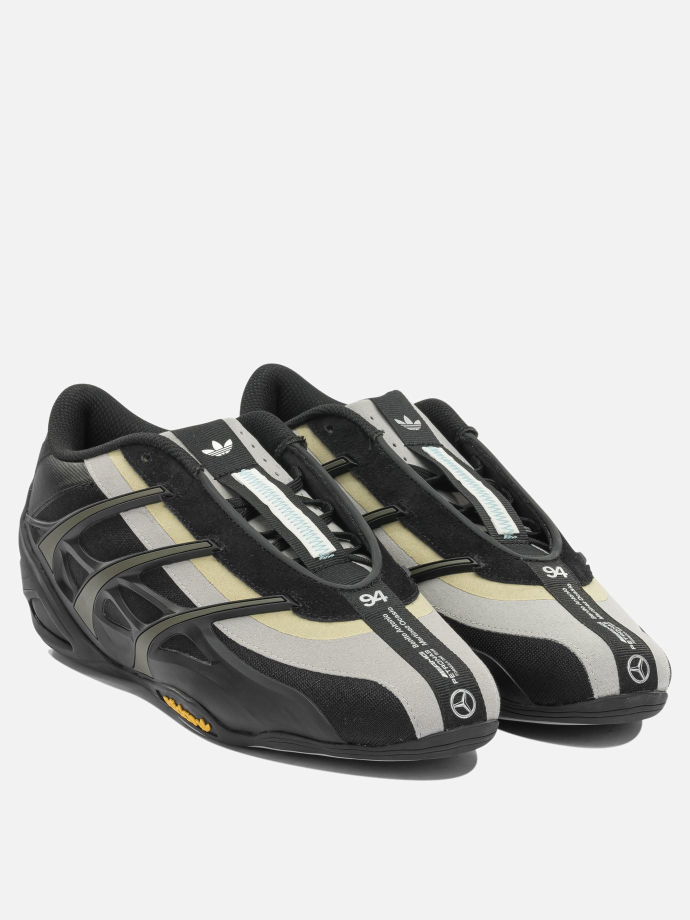 Low top sneakers 50% leather 50% textile - 100% rubber  Black - Adidas Originals Men | PDP | VIETTI Online Store | thumbnail_2