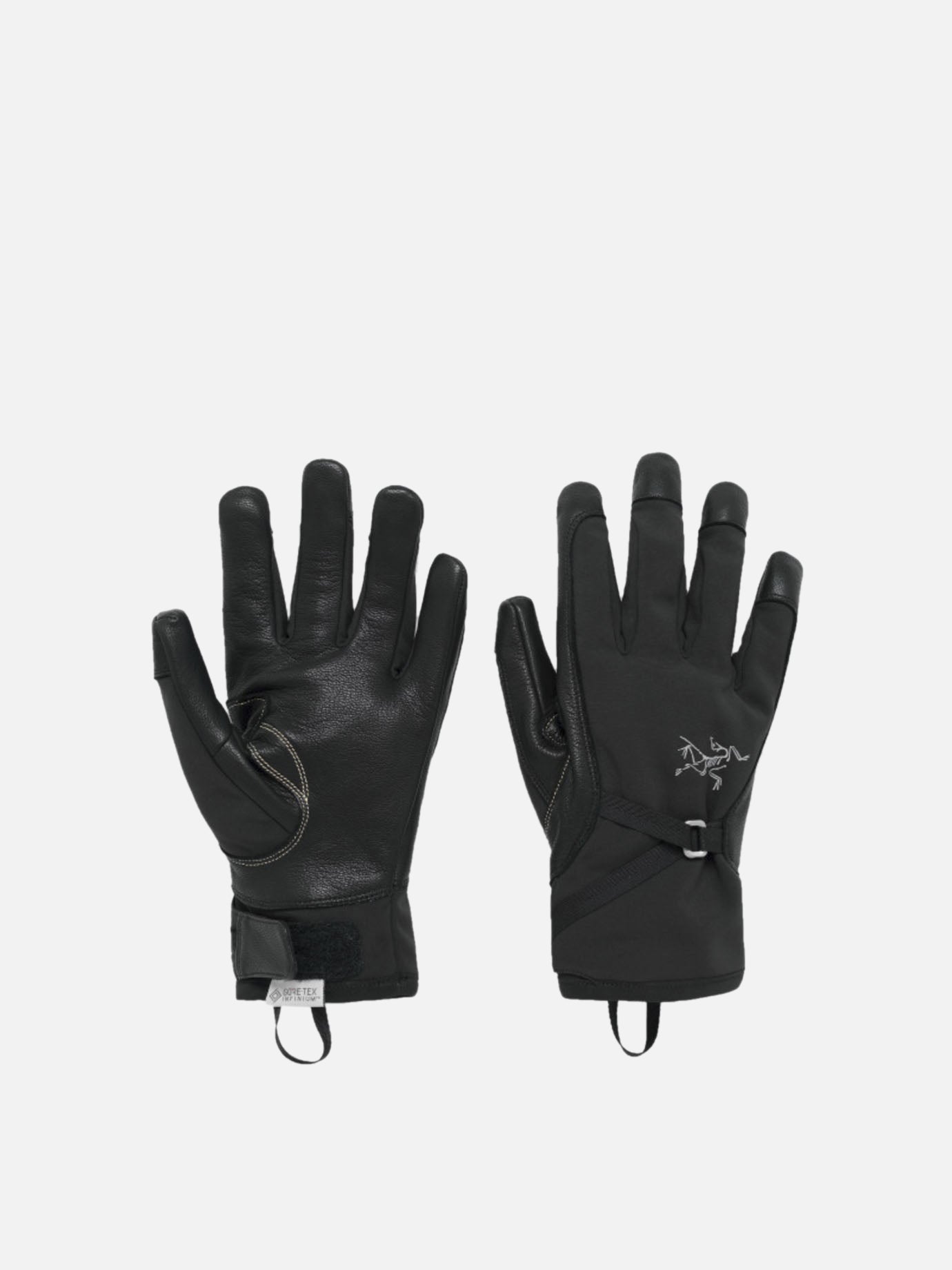 Sport gloves 100% polyester  Black - Arc&#39;teryx Men | PDP | VIETTI Online Store | thumbnail