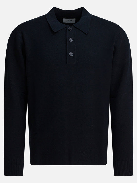 Polo sweater Solid colour  Blue - NN.07 Men | PLP | VIETTI Online Store 
