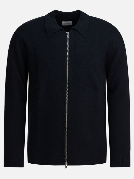 Zipped sweaters Solid colour  Blue - NN.07 Men | PDP | VIETTI Online Store 
