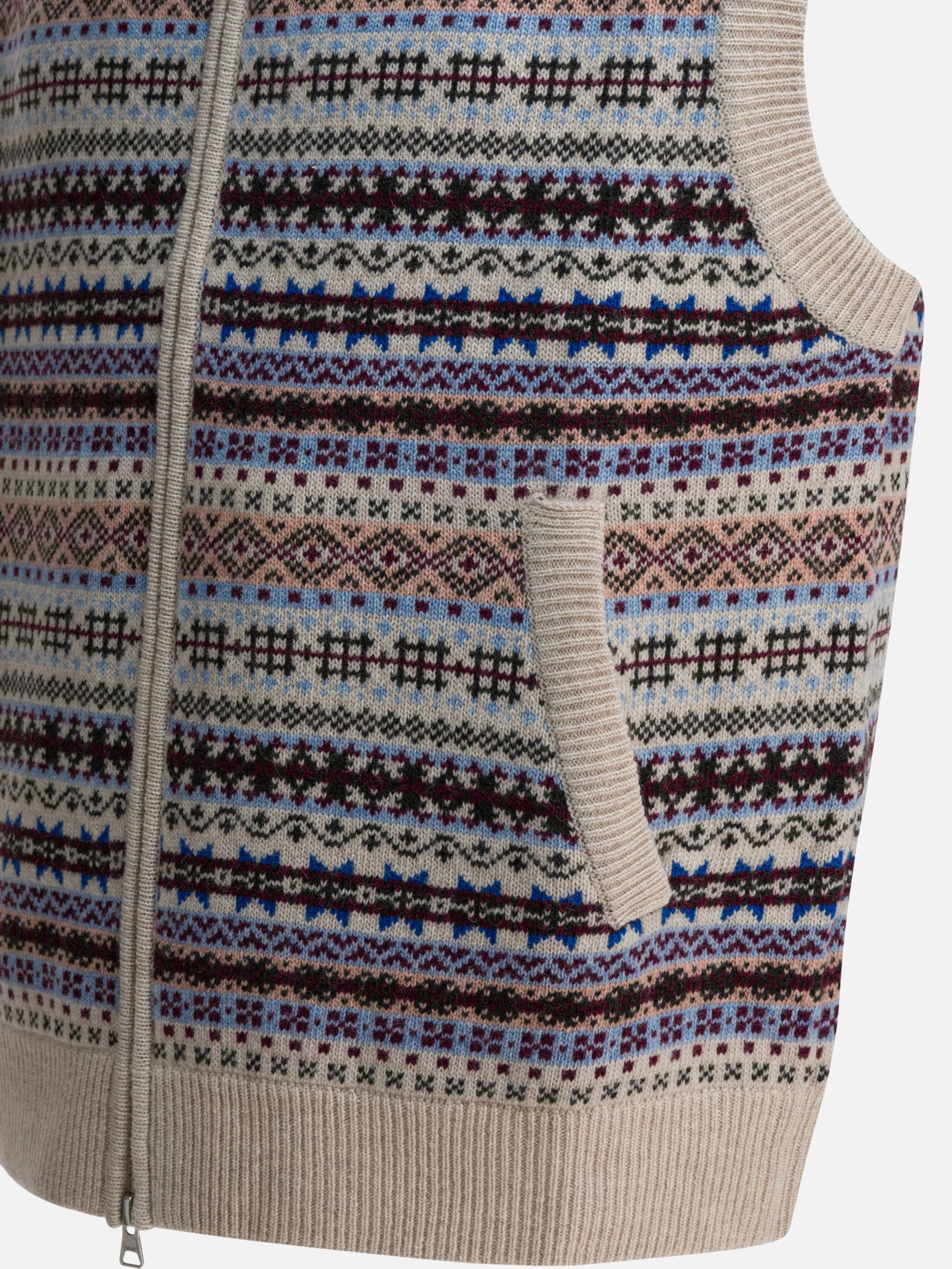 Vests Textured knit  Beige - NN.07 Men | PDP | VIETTI Online Store | Zoom-Modal_4
