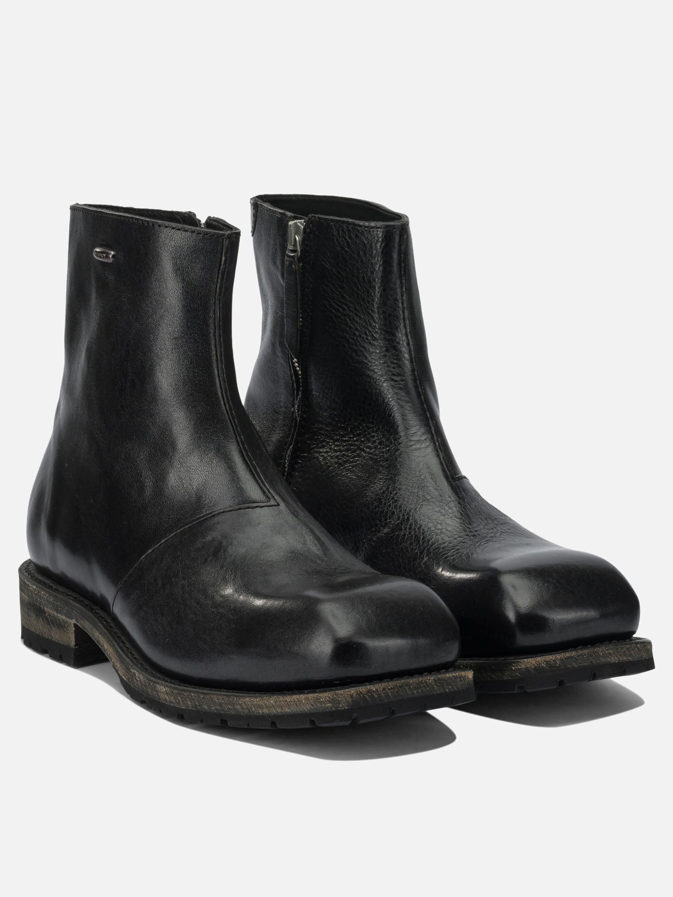 Zipped boots 100% calf leather - 100% rubber  Black - Our Legacy Men | PDP | VIETTI Online Store | Zoom-Modal_2
