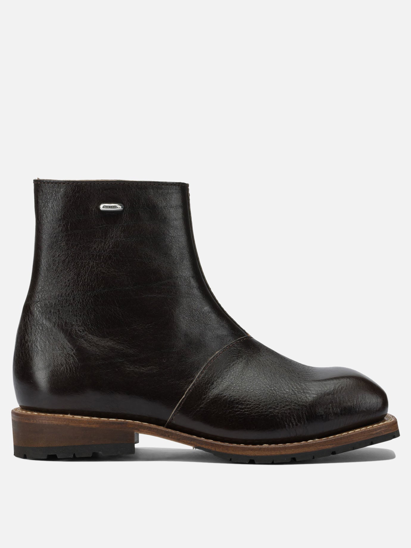 Zipped boots 100% leather - 100% rubber  Black - Our Legacy Men | PDP | VIETTI Online Store | thumbnail