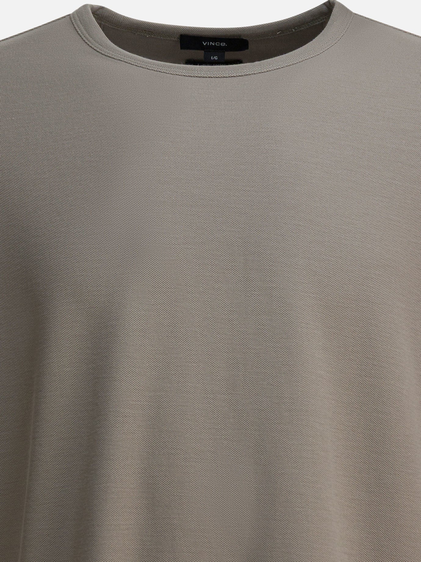 Crewneck t-shirts Solid colour  Beige - Vince Men | PDP | VIETTI Online Store | thumbnail_3