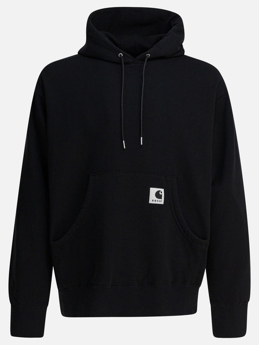 Hoodies Logo  Black - Sacai Men | PDP | VIETTI Online Store 
