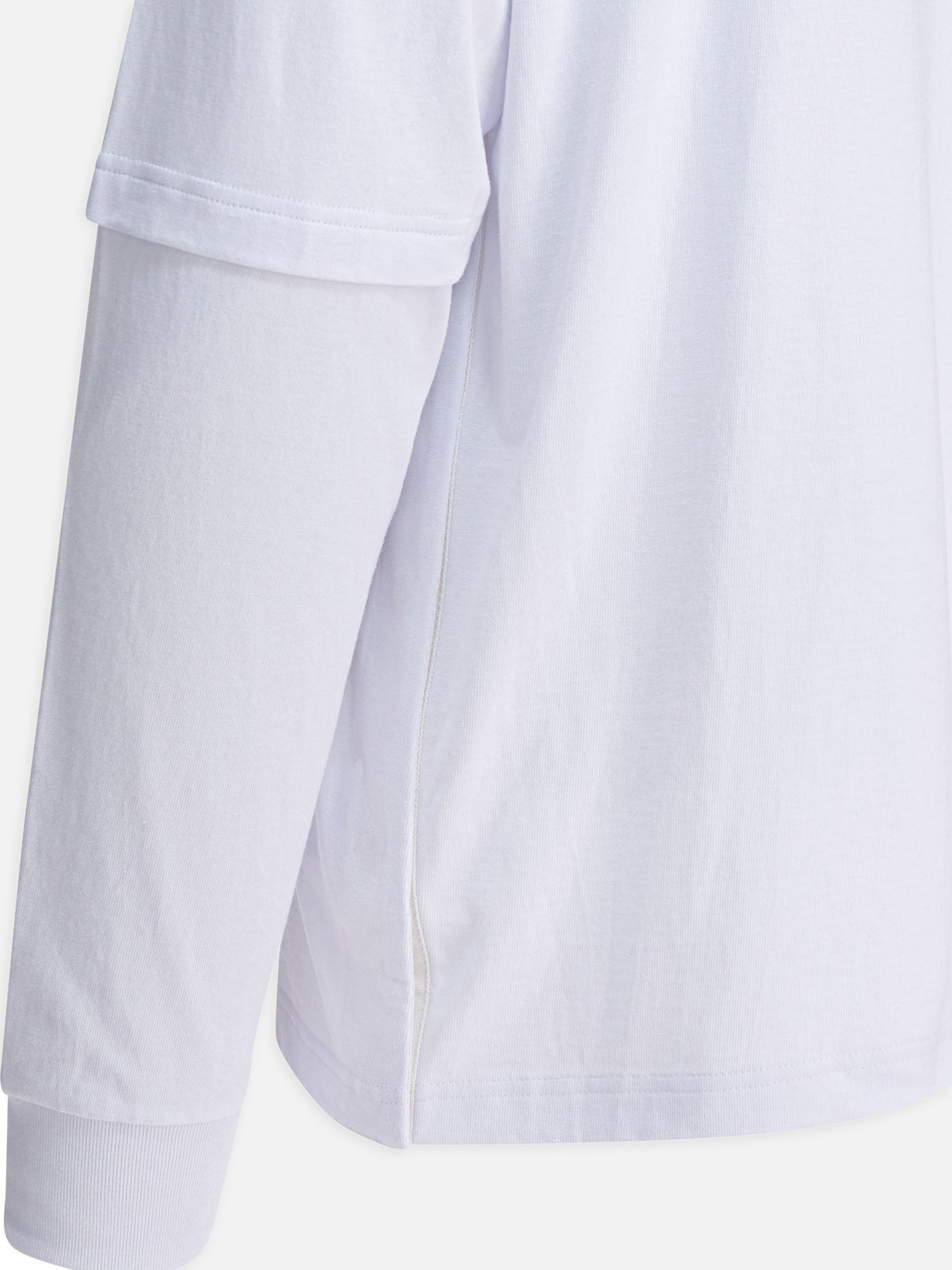 Crewneck t-shirts Logo  White - Sacai Men | PDP | VIETTI Online Store | Zoom-Modal_4
